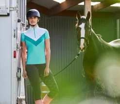 Dublin Ladies Performance Cool-It Dot Print Gel Riding Tights 7 Dublin Ladies Performance Cool-It Dot Print Gel Riding Tights -Equestrian Clothing Store Cool ItGrey2