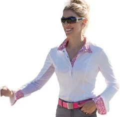 FITS Shade Long Sleeve Show Shirt -Equestrian Clothing Store D5xiRY