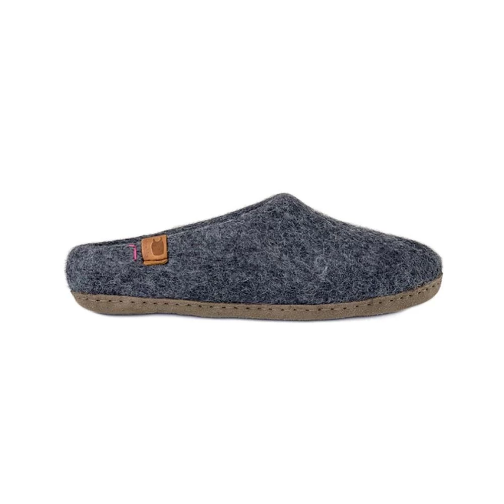 Baabushka Wool Slipper With Leather Sole 3 Baabushka Wool Slipper With Leather Sole
