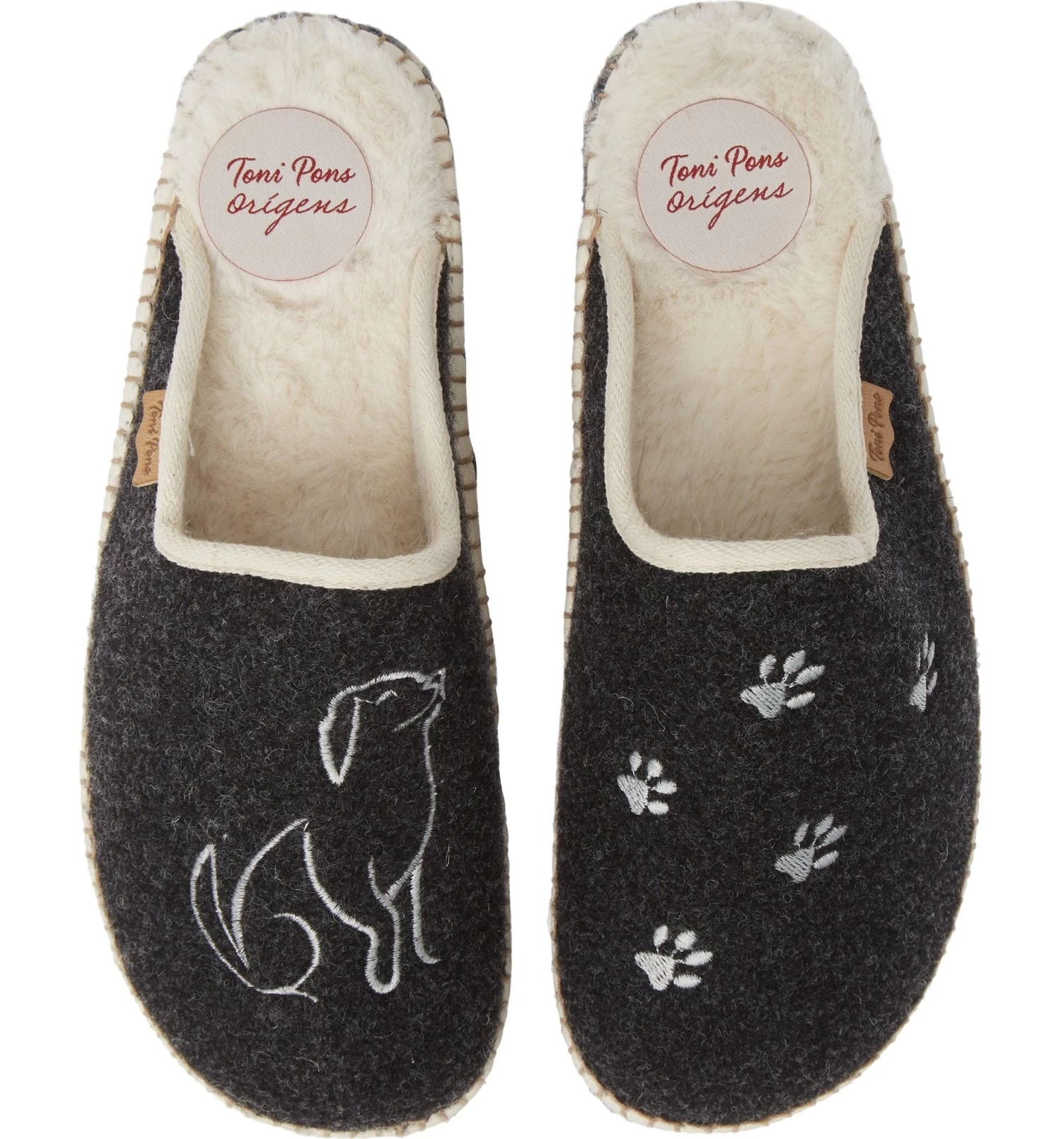 Toni Pons Mysen Faux Fur Lined Espadrille Slipper Dog 3 Toni Pons Mysen Faux Fur Lined Espadrille Slipper Dog