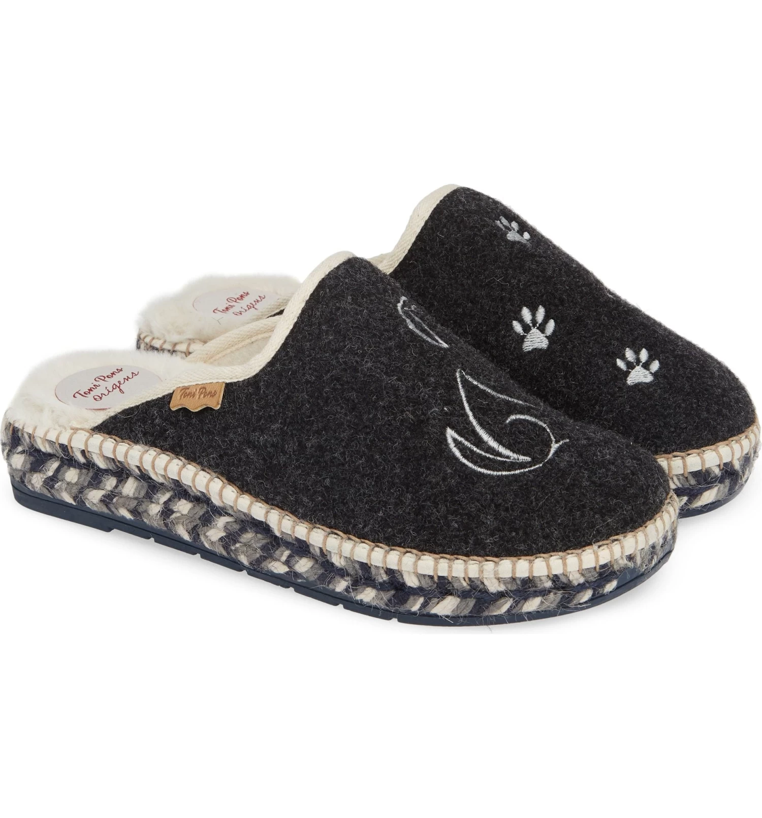 Toni Pons Mysen Faux Fur Lined Espadrille Slipper Dog 4 Toni Pons Mysen Faux Fur Lined Espadrille Slipper Dog - Image 2