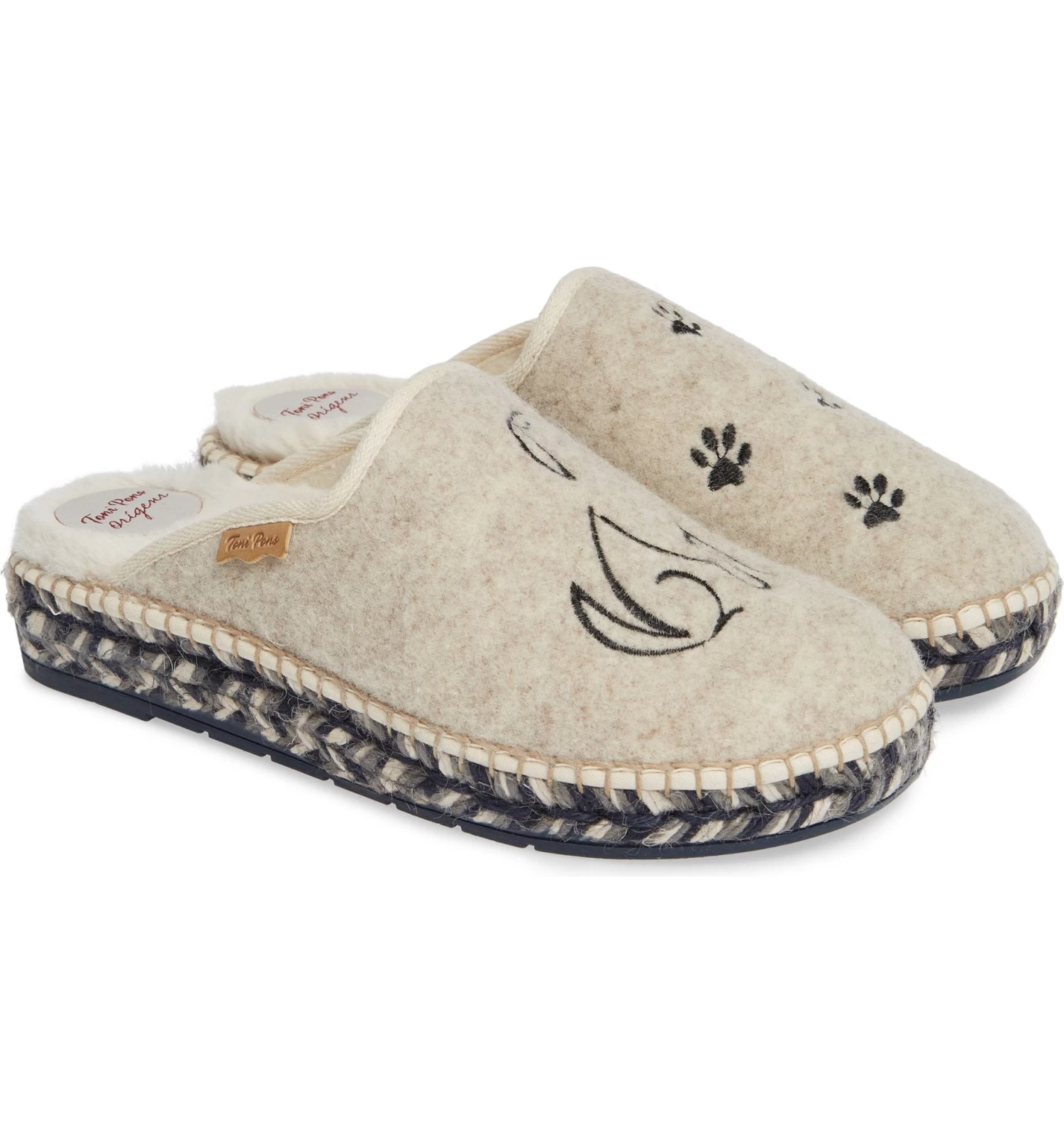 Toni Pons Mysen Faux Fur Lined Espadrille Slipper Dog 9 Toni Pons Mysen Faux Fur Lined Espadrille Slipper Dog - Image 7