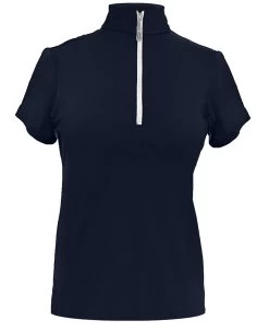 Tailored Sportsman Women's Icefil Zip Top Short Sleeve Shirt -Equestrian Clothing Store Dp7TtF