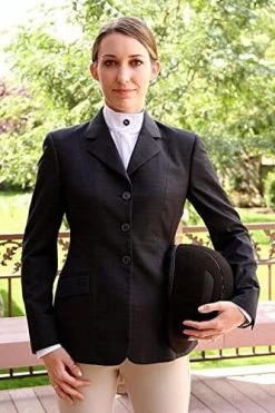 RJ Classics Ladies Essential Show Coat Navy Plaid