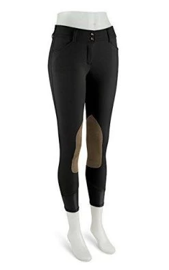 RJ Classics Prestige Gulf Low Rise Front Zip Knee Patch Breeches