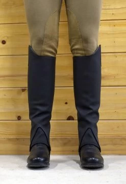 BasEQ Addy Children's Synthetic Half Chaps 10 BasEQ Addy Children's Synthetic Half Chaps -Equestrian Clothing Store LeToZc