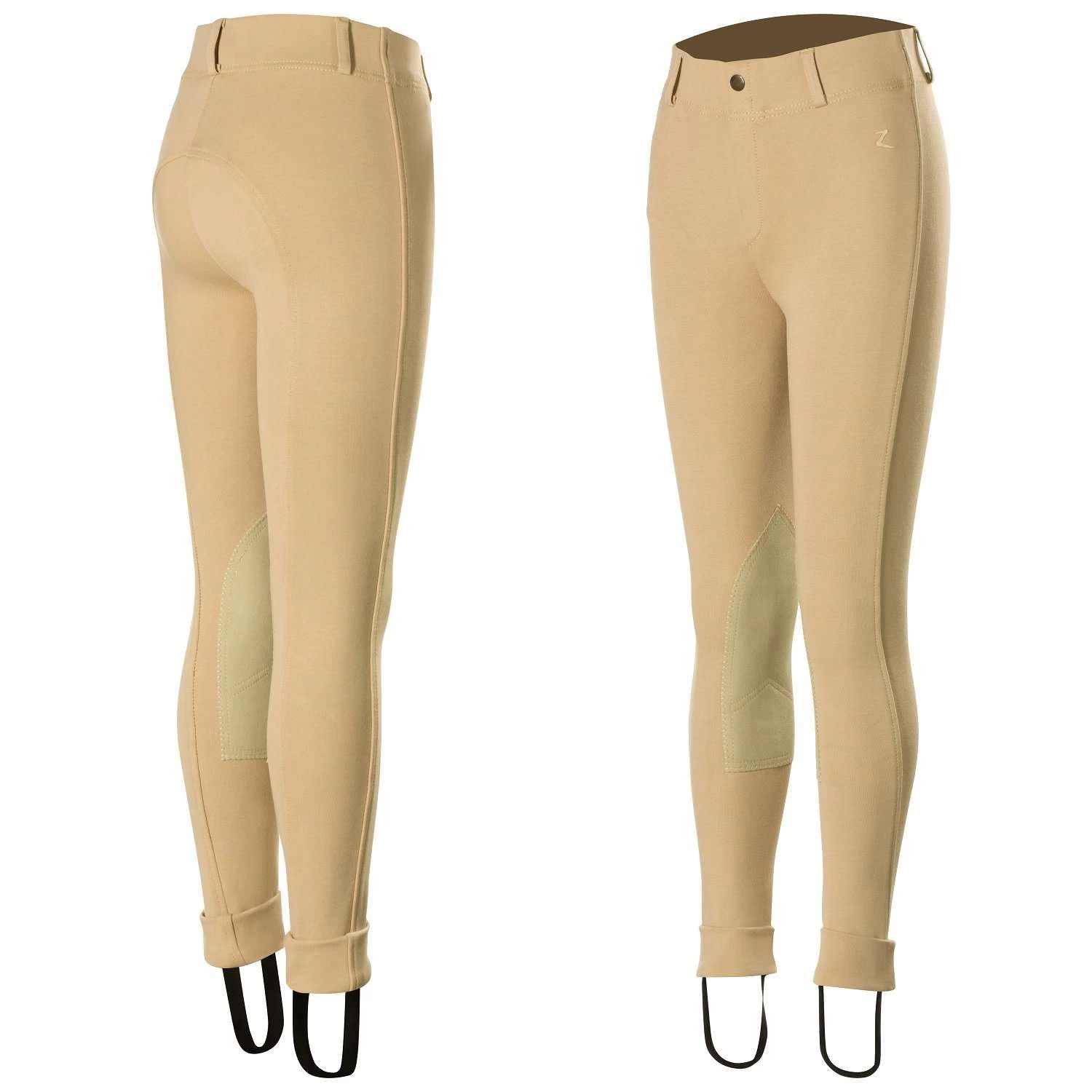 Horze Nora Kids Pull-On Knee Patch Jods 5 Horze Nora Kids Pull-On Knee Patch Jods - Image 3