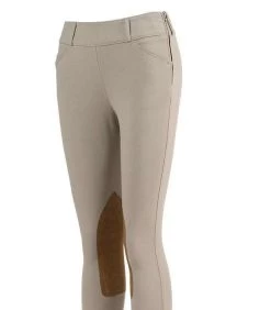 Tailored Sportsman Trophy Hunter Ladies Low Rise Side Zip Knee Patch Breech