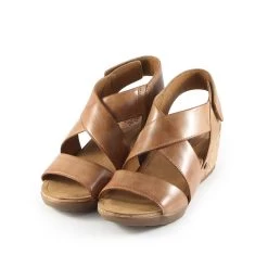 Bussola Women's Neva Sandal -Equestrian Clothing Store Nero Brandy 1