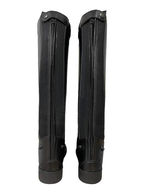 Horze Drew Leather Half Chaps 6 Horze Drew Leather Half Chaps - Image 4