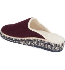 Toni Pons Mysen Faux Fur Lined Espadrille Slipper Solid -Equestrian Clothing Store Purple2