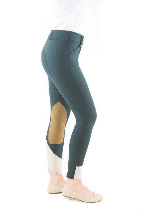 RJ Classics Prestige Gulf Low Rise Front Zip Knee Patch Breeches 4 RJ Classics Prestige Gulf Low Rise Front Zip Knee Patch Breeches - Image 3