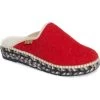 Toni Pons Mysen Faux Fur Lined Espadrille Slipper Solid