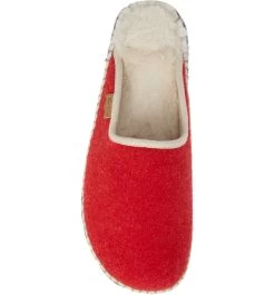 Toni Pons Mysen Faux Fur Lined Espadrille Slipper Solid -Equestrian Clothing Store Red5