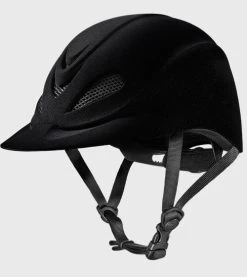 Troxel Capriole Velvet Flock Riding Helmet Adult