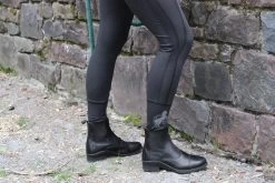 One Stop Equine Shop Women's Victoria Knee Patch Tights With Phone Pocket -Equestrian Clothing Store VictoriaMeshwwall