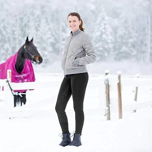 Horze Women's Belinda Full Seat Tights - Silicone Grip 4 Horze Women's Belinda Full Seat Tights - Silicone Grip - Image 2