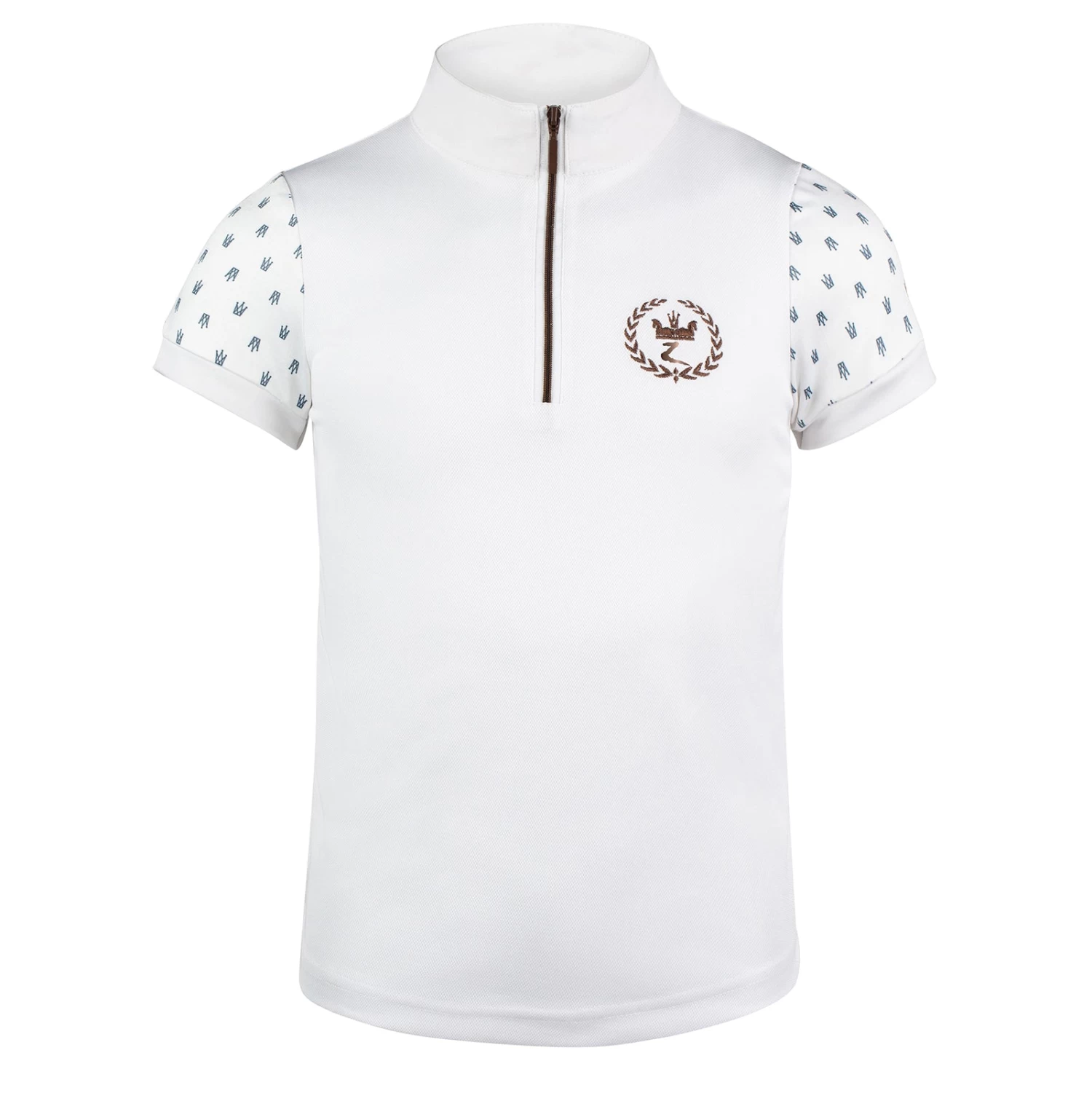 Horze Paige Kids Short Sleeve Show Shirt 6 Horze Paige Kids Short Sleeve Show Shirt - Image 4