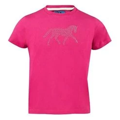 Horze Kid's Abbie T-shirt - Crystals -Equestrian Clothing Store af852043 91c7 4980 b612 25460bf2aa28