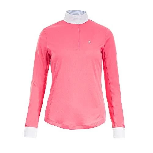 HORZE Blaire Ladies UV Ice Fit Long Sleeve Show Shirt 7 HORZE Blaire Ladies UV Ice Fit Long Sleeve Show Shirt - Image 5