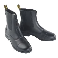 Saxon Equileather Childrens Zip Paddock Boots