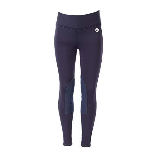 Horze Active Kids Knee Patch Winter Tights 6 Horze Active Kids Knee Patch Winter Tights - Image 4