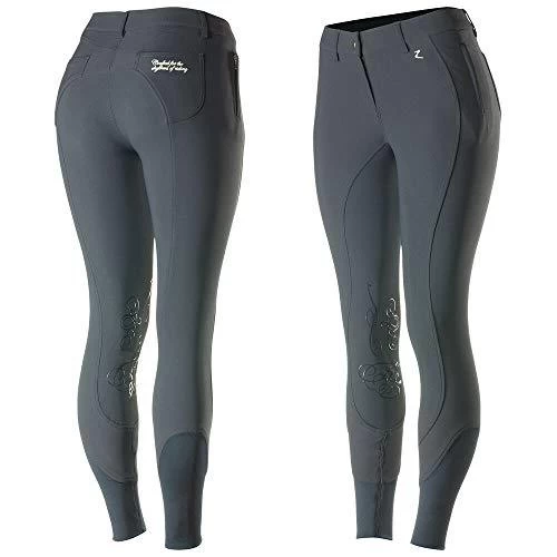 Horze Kiana Women's Self Patch Riding Breeches 3 Horze Kiana Women's Self Patch Riding Breeches
