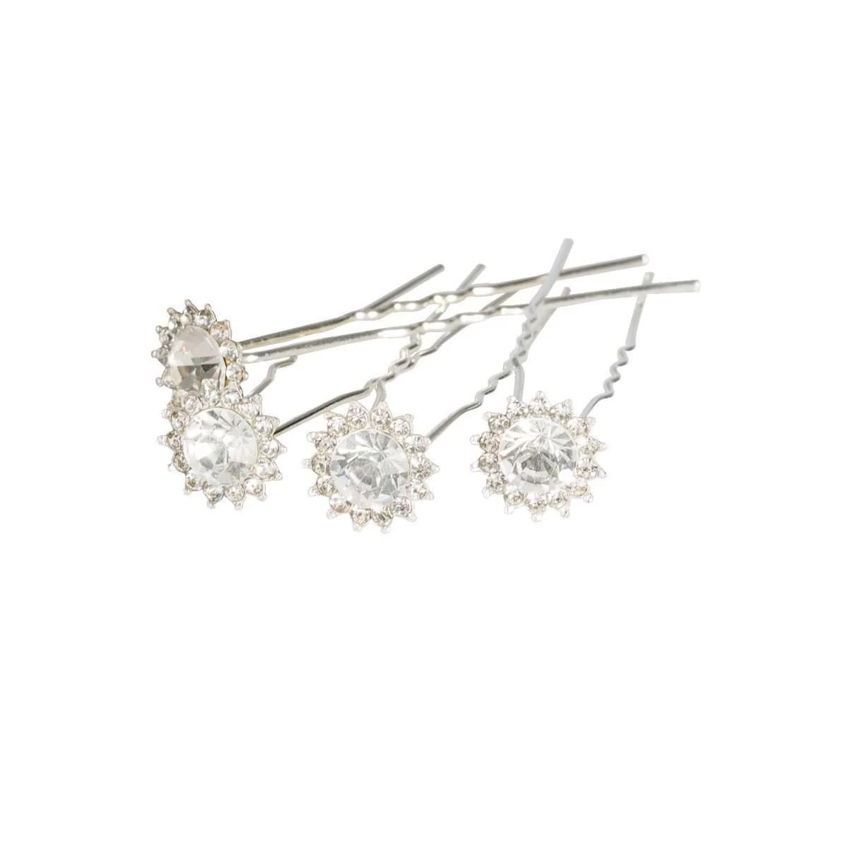 Horze Flower Crystal Hair Pin 3 Horze Flower Crystal Hair Pin