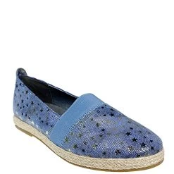 David Tate Women's Denim Grin Espadrille Slip-On