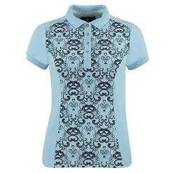 Horze Natalie Women's Stretch Scroll Style Print Polo Shirt -Equestrian Clothing Store fbd4b08e 1408 4758 829c 2eb2d9f35304