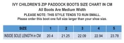 BasEQ Ivy Children's Synthetic Zip-Up Riding Paddock Boots -Equestrian Clothing Store i55QNR