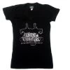 Genuine Ranch Women's Genuine Cowgirl Black/Silver Tee -Equestrian Clothing Store iBid4N
