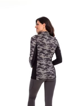 Goode Rider Women's Ideal Long Sleeve Show Shirt 20 Goode Rider Women's Ideal Long Sleeve Show Shirt -Equestrian Clothing Store ideal show shirt black camo 3