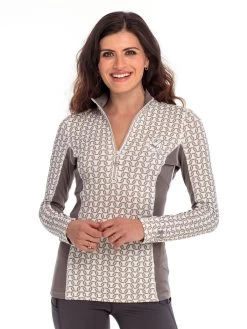 Goode Rider Women's Ideal Long Sleeve Show Shirt 24 Goode Rider Women's Ideal Long Sleeve Show Shirt -Equestrian Clothing Store ideal show shirt mink link 1