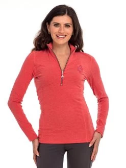 Goode Rider Women's Ideal Long Sleeve Show Shirt 29 Goode Rider Women's Ideal Long Sleeve Show Shirt -Equestrian Clothing Store ideal show shirt paprika heather 1