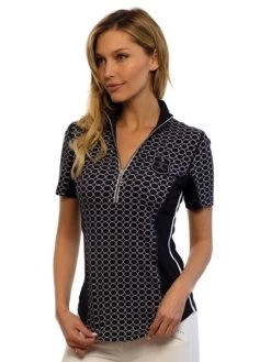 Goode Rider Ideal Show Shirt -Equestrian Clothing Store ideal show shirt navy circle