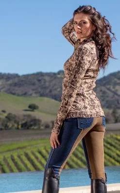 Goode Rider Women's Glam Sport Shirt 18 Goode Rider Women's Glam Sport Shirt -Equestrian Clothing Store kgbloC