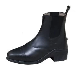 BasEQ Nora Children's Leather Zip-Up Equestrian Riding Paddock Boots