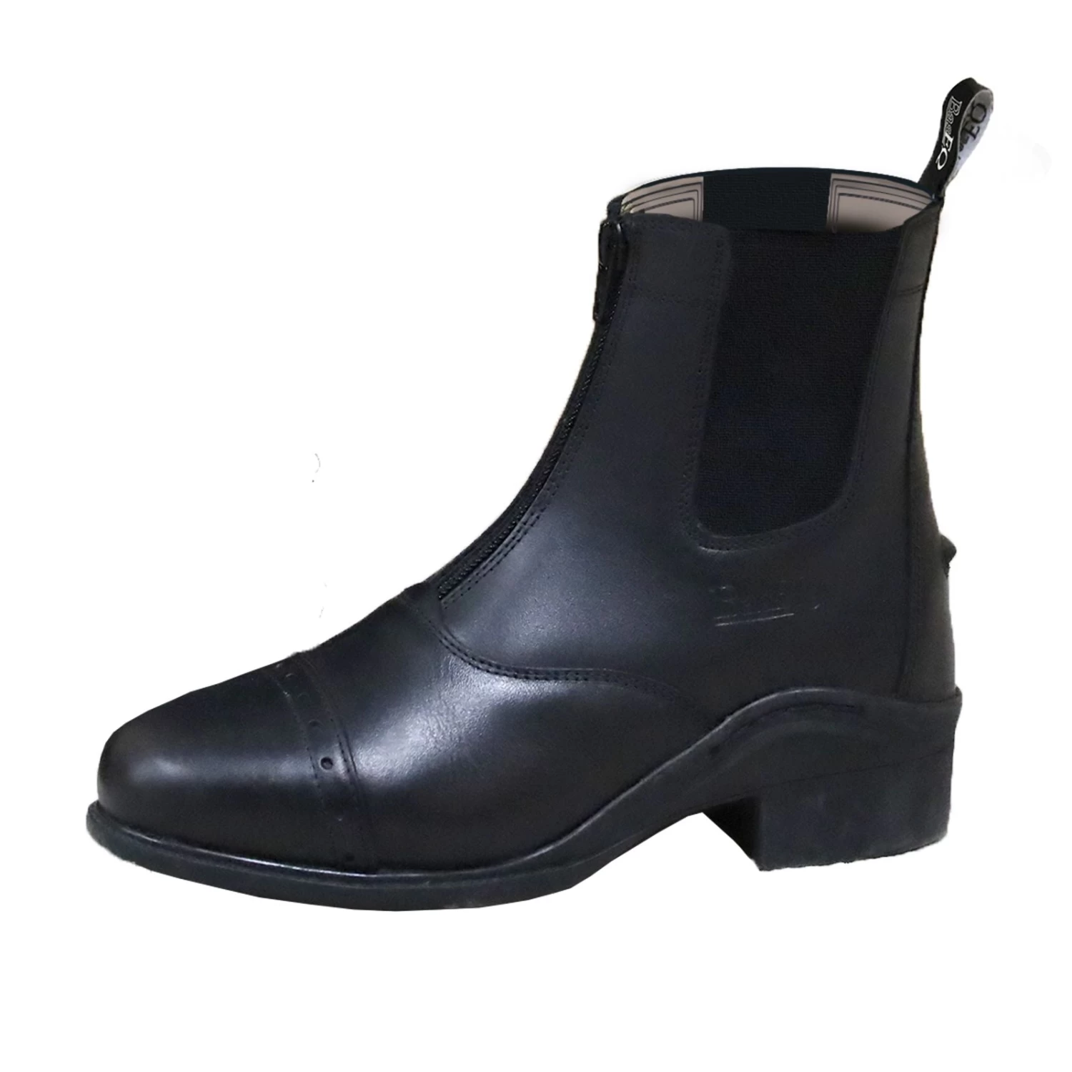 BasEQ Nora Children's Leather Zip-Up Equestrian Riding Paddock Boots 3 BasEQ Nora Children's Leather Zip-Up Equestrian Riding Paddock Boots