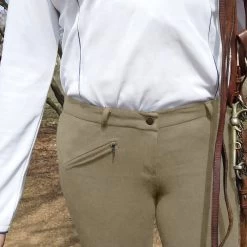 BasEQ Amy Women's Self Knee Patch Classic Equestrian Riding Breeches 20 BasEQ Amy Women's Self Knee Patch Classic Equestrian Riding Breeches -Equestrian Clothing Store kojX4I