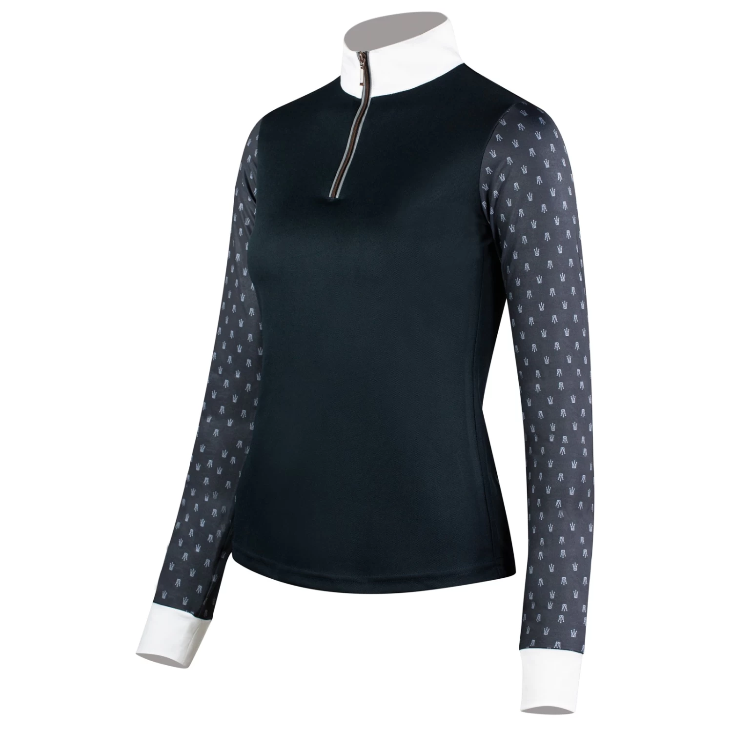 Horze Paige Women's Long Sleeve Show Shirt 12 Horze Paige Women's Long Sleeve Show Shirt - Image 10