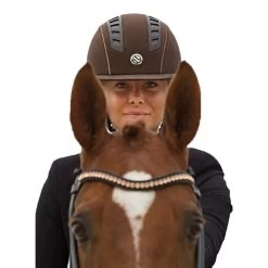 Horze Trauma Void EQ3 Microfiber Helmet -Equestrian Clothing Store lELIft