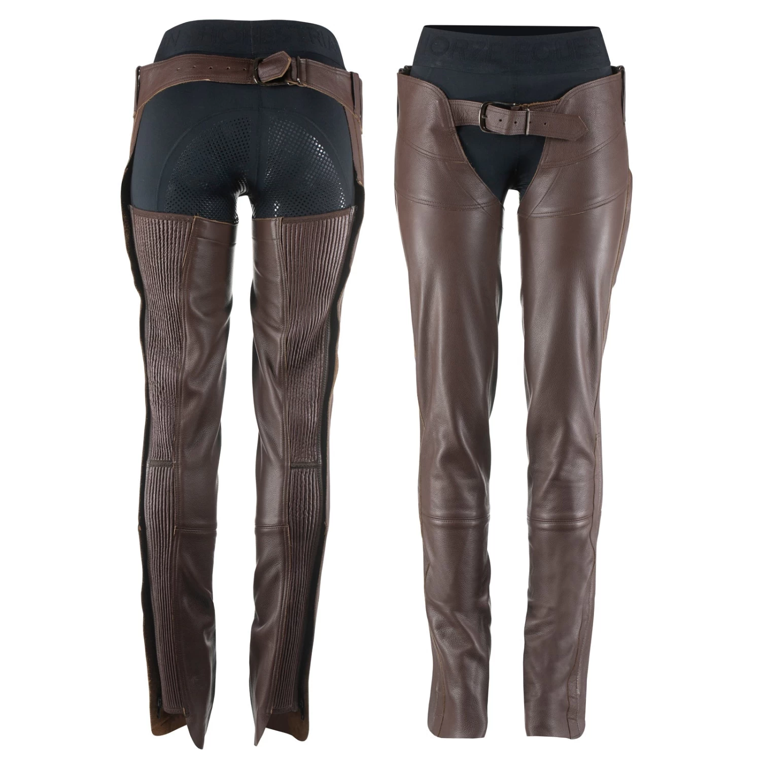 Horze Blake Leather Full Chaps 3 Horze Blake Leather Full Chaps