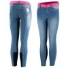 Horze Kids Poppy Denim Silicone Full Seat Breeches -Equestrian Clothing Store oq1fouuhvrcl5r6ywffp