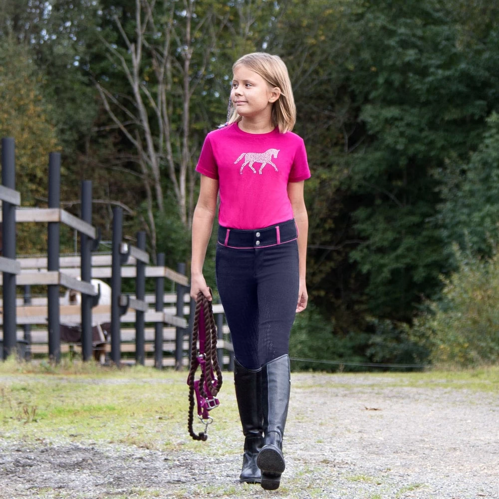 Horze Kids Daniela Silicone Full Seat Breeches 4 Horze Kids Daniela Silicone Full Seat Breeches - Image 2
