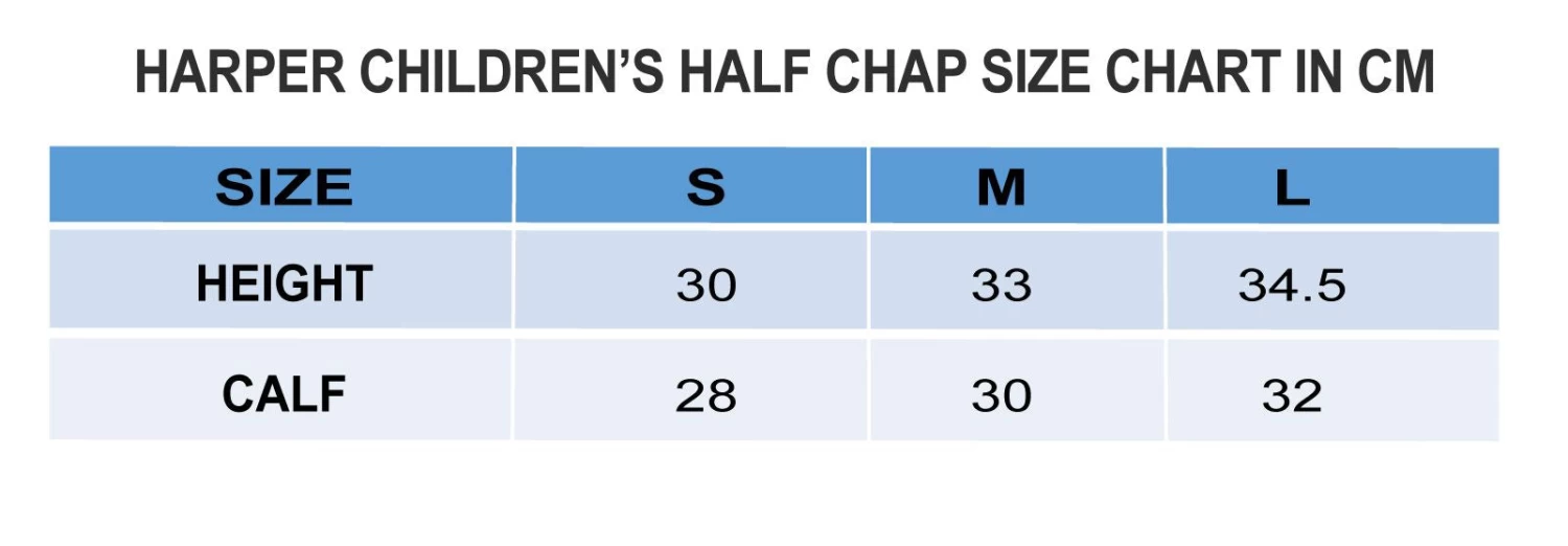 BasEQ Harper Children’s Synthetic Mesh Half Chaps 10 BasEQ Harper Children’s Synthetic Mesh Half Chaps - Image 8