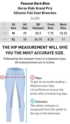 Horze Kids Grand Prix Silicone Full Seat Breeches -Equestrian Clothing Store wn4woasgvmgriqgpker0