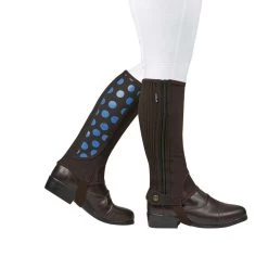Dublin Child's Easy-Care Spot Print Half Chap 9 Dublin Child's Easy-Care Spot Print Half Chap -Equestrian Clothing Store wrJBSb