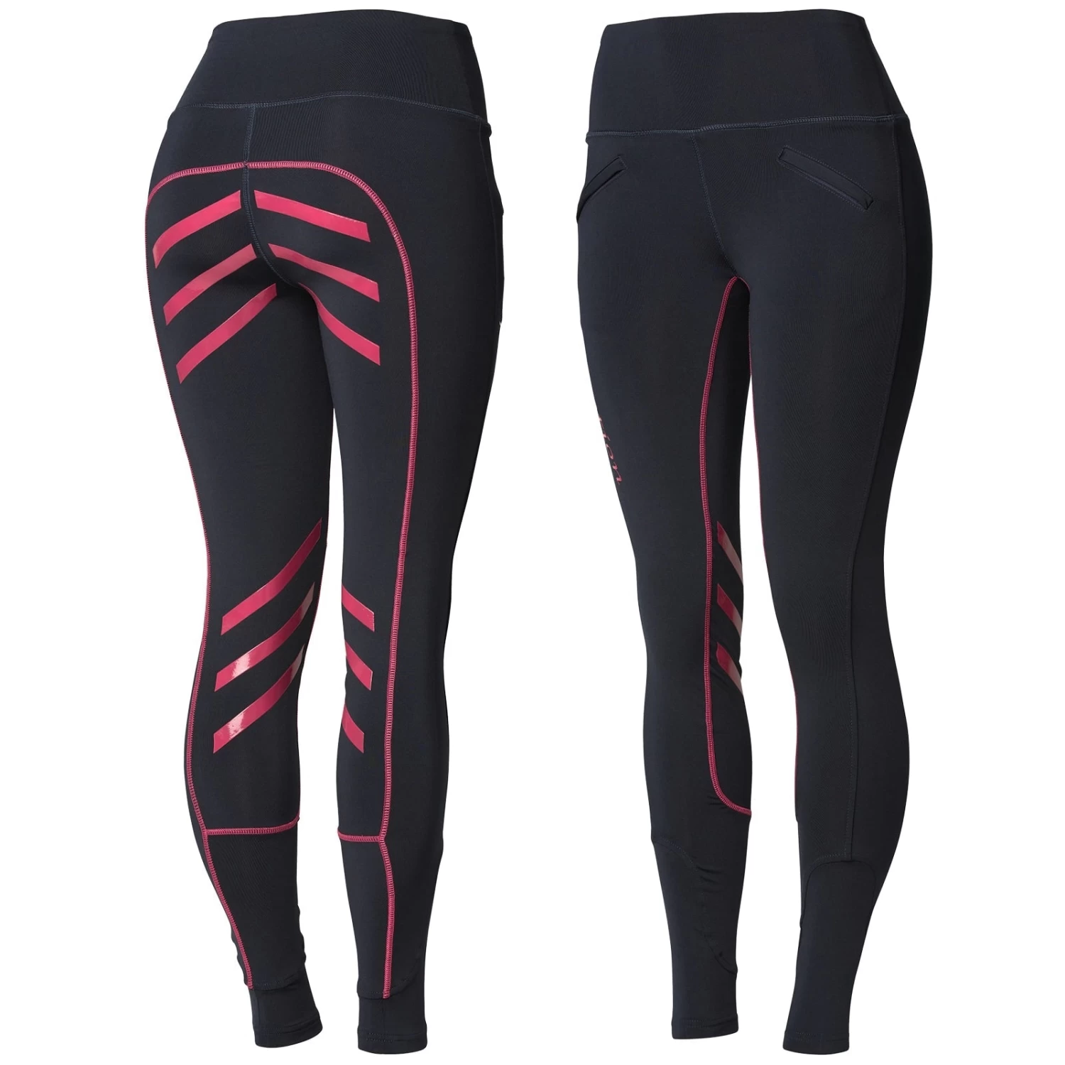 Horze Women's Colored Silicone Full Seat Riding Tights 15 Horze Women's Colored Silicone Full Seat Riding Tights - Image 13